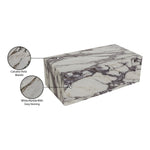 Bolzano Marble Coffee Table in White