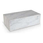 Bolzano Marble Coffee Table in White