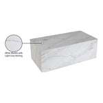 Bolzano Marble Coffee Table in White