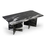 Verona Marble Coffee Table in Black