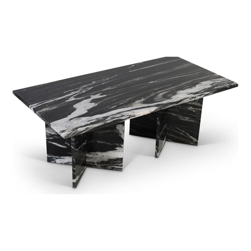 Verona Marble Coffee Table in Black
