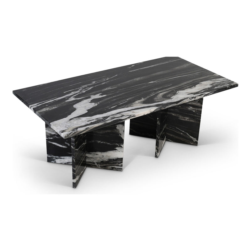 Verona Marble Coffee Table in Black