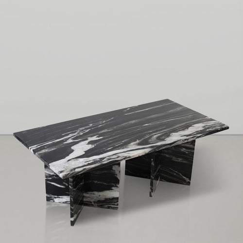 Verona Marble Coffee Table in Black