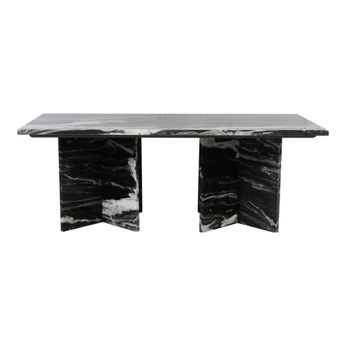 Verona Marble Coffee Table in Black