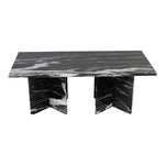 Verona Marble Coffee Table in Black