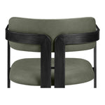 Aurum Vegan Leather Upholstered Dining Chair in Green