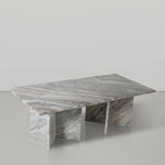Verona Marble Coffee Table in Brown
