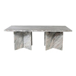 Verona Marble Coffee Table in Brown