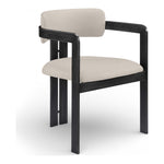 Aurum Vegan Leather Upholstered Dining Chair in Taupe