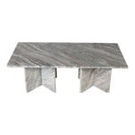 Verona Marble Coffee Table in Brown