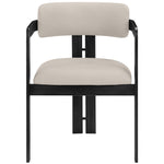 Aurum Vegan Leather Upholstered Dining Chair in Taupe