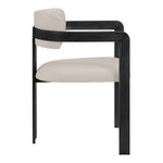 Aurum Vegan Leather Upholstered Dining Chair in Taupe