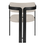 Aurum Vegan Leather Upholstered Dining Chair in Taupe