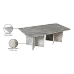 Verona Marble Coffee Table in Brown