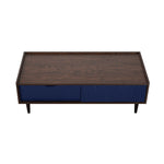 Duane 47" Coffee Table in Navy Blue