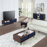 Duane 47" Coffee Table in Navy Blue
