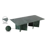 Verona Marble Coffee Table in Green