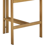 Aurum Vegan Leather Upholstered Counter Stool in Beige