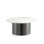 Alondra Sintered Stone Top Coffee Table in Black