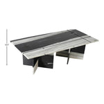 Verona Marble Coffee Table in Panda