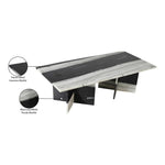 Verona Marble Coffee Table in Panda