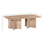 Verona Marble Coffee Table in Natural