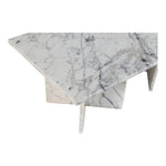 Verona Marble Coffee Table in White