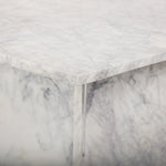 Verona Marble Coffee Table in White
