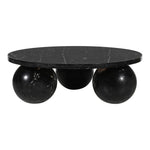 Spherical Marble Coffee Table (4 Boxes) in Black