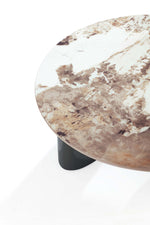 Laurel Sintered Stone Top Coffee Table in Black