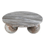 Spherical Marble Coffee Table (4 Boxes) in Brown