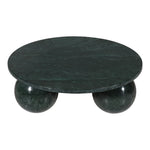 Spherical Marble Coffee Table (4 Boxes) in Green Forest