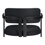 Aurum Vegan Leather Upholstered Counter Stool in Black