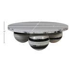 Spherical Marble Coffee Table (4 Boxes) in Panda