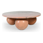 Spherical Marble Coffee Table (4 Boxes) in Pink