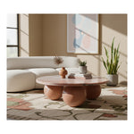 Spherical Marble Coffee Table (4 Boxes) in Pink