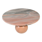 Spherical Marble Coffee Table (4 Boxes) in Pink
