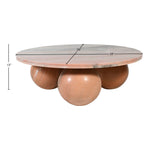 Spherical Marble Coffee Table (4 Boxes) in Pink