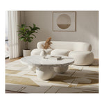 Spherical Marble Coffee Table (4 Boxes) in White