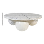 Spherical Marble Coffee Table (4 Boxes) in White