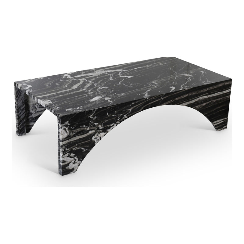 Palermo Marble Coffee Table in Black