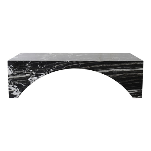 Palermo Marble Coffee Table in Black