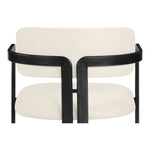 Aurum Vegan Leather Upholstered Counter Stool in Cream