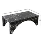 Palermo Marble Coffee Table in Black
