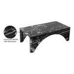 Palermo Marble Coffee Table in Black