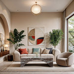 Palermo Marble Coffee Table in Brown