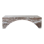 Palermo Marble Coffee Table in Brown