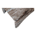 Palermo Marble Coffee Table in Brown