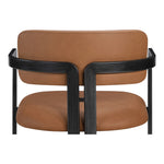 Aurum Vegan Leather Upholstered Counter Stool in Cognac
