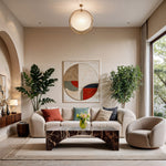 Palermo Marble Coffee Table in Cherry